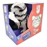Pugs At Play Zoe Walking Cat Interactive Plush Toy – Soft Electronic Animal That Moves and Makes Sounds, for Toddlers and Kids