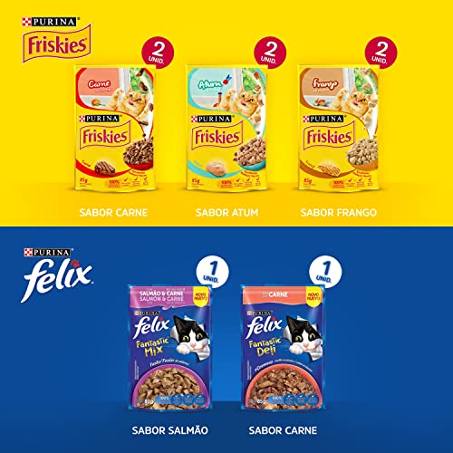 Promo Pack Ração Úmida Friskies e Felix
