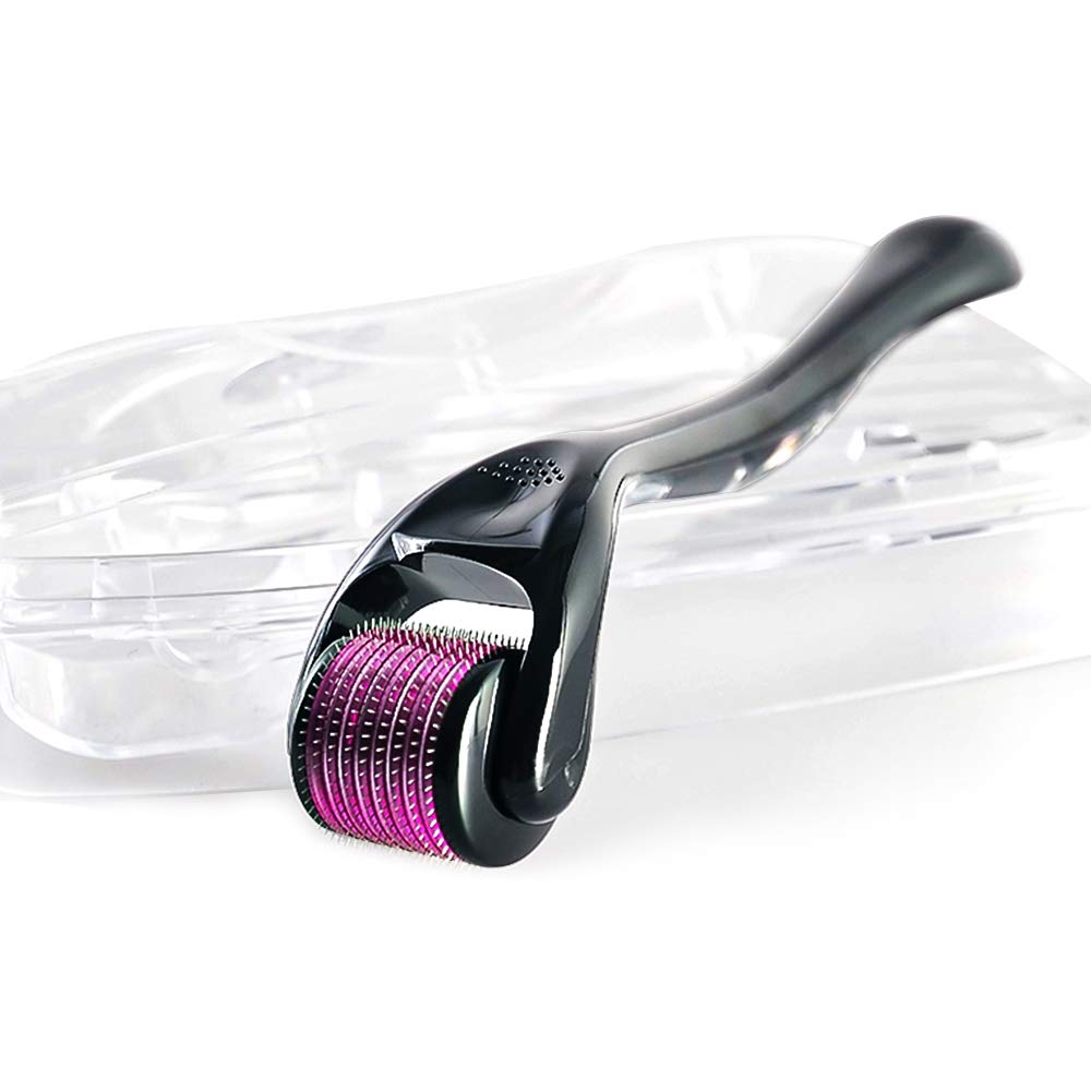 Rightear Roller Cosmetic Needling Instrument For Face|1.5mm|540 Titanium Micro Needle|For facial and body skinI|ncludes storage box