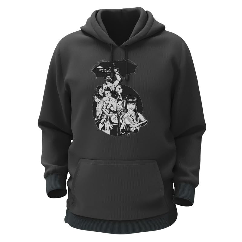 Cotton Hoodie for Men & Women | 350 GSM 100% Pure Cotton Outfit |Graphic Printed Casual Wear |The Umbrella Academy-7|-picture-48