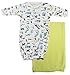 bambini Print Infant Gown and Recieving Blanket - Newborn