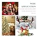 Ohleats Car Reindeer Kit, Auto Christmas Decorations Antlers with Nose and Tail, Premium Antlers Reindeer Kit for Cars, SUV, Vans, Trucks Windows & Grille, Universal Decor Car Accessories (Coffee)
