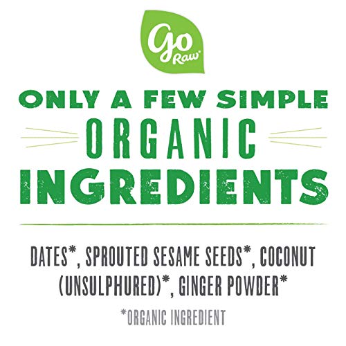 Go Raw Snacks, Sprouted Superfood Cookie Crisps, Ginger Snap (pack of 6 x 3oz bags) — Gluten Free | Vegan | Natural | Organic (00040122_ob) - Thumbnail 7