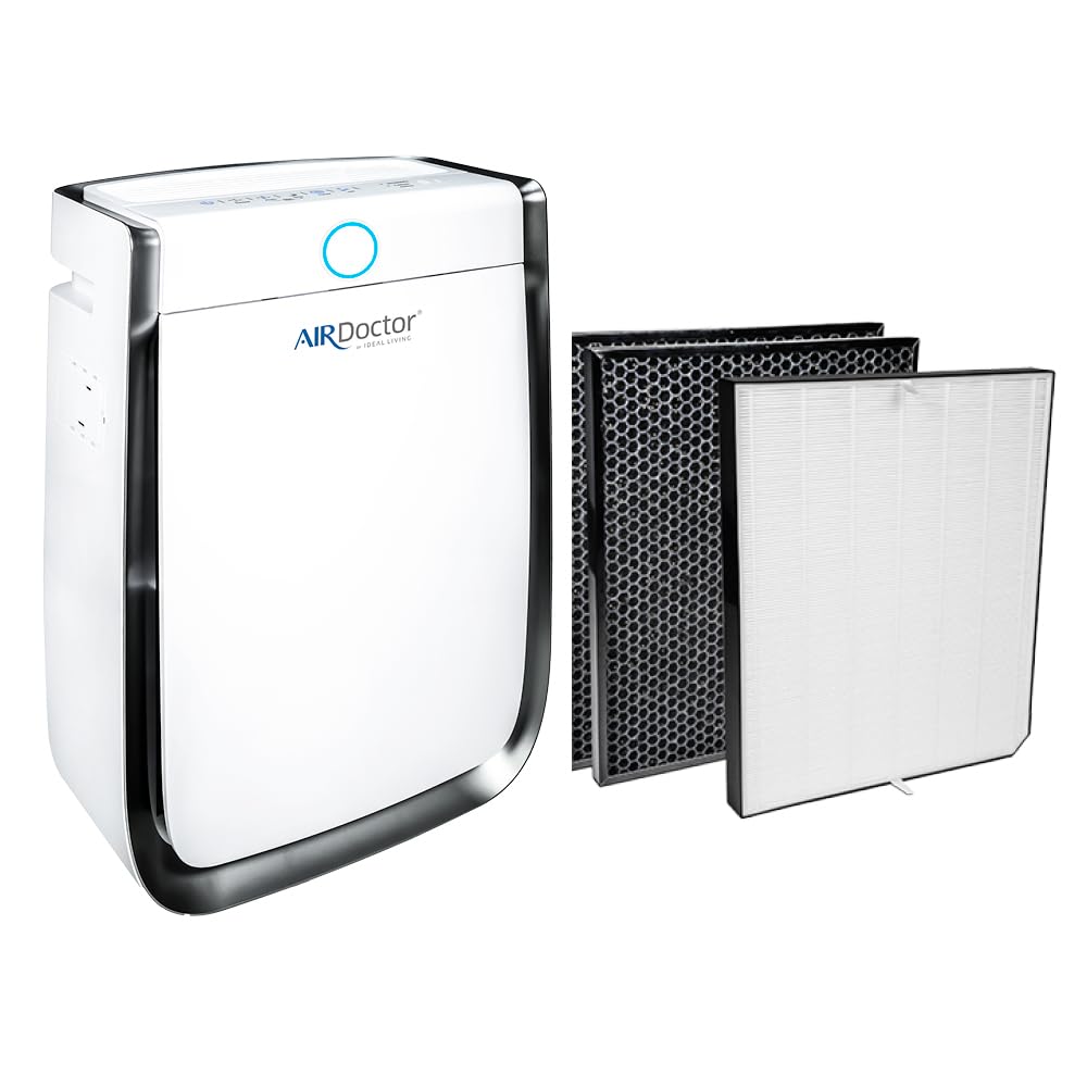 AIRDOCTOR AD3500 Air Purifier with extra 1 yr combo pack filters bundle