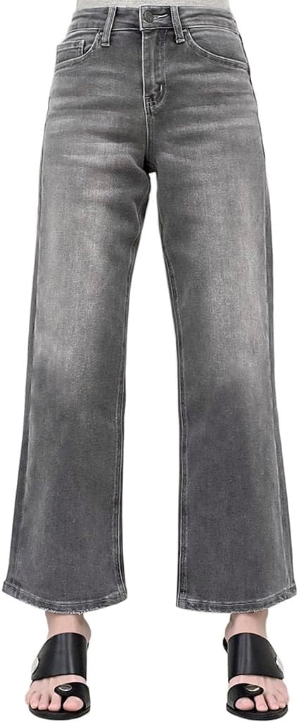 VERVET by Flying Monkey Gray Denim Jeans High-Rise