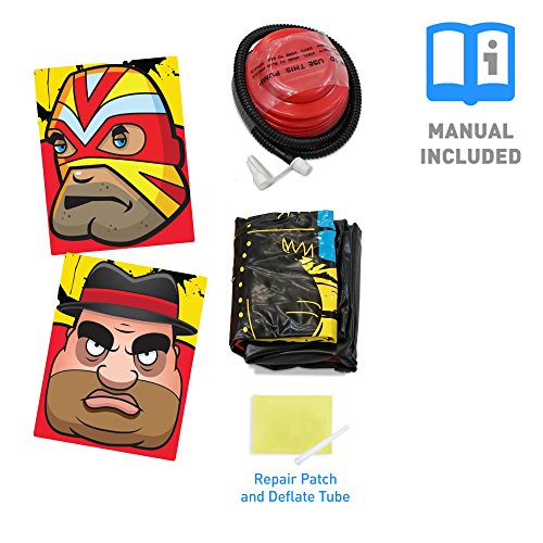 Pure Boxing Bully Bag 56-Inch Inflatable Punching Bag for Kids, multi - Thumbnail 3