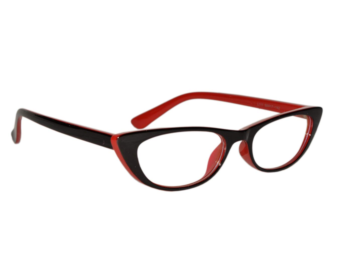 Stylish Black/Red Cat-eye Optical Frame (IRD111)-image-6