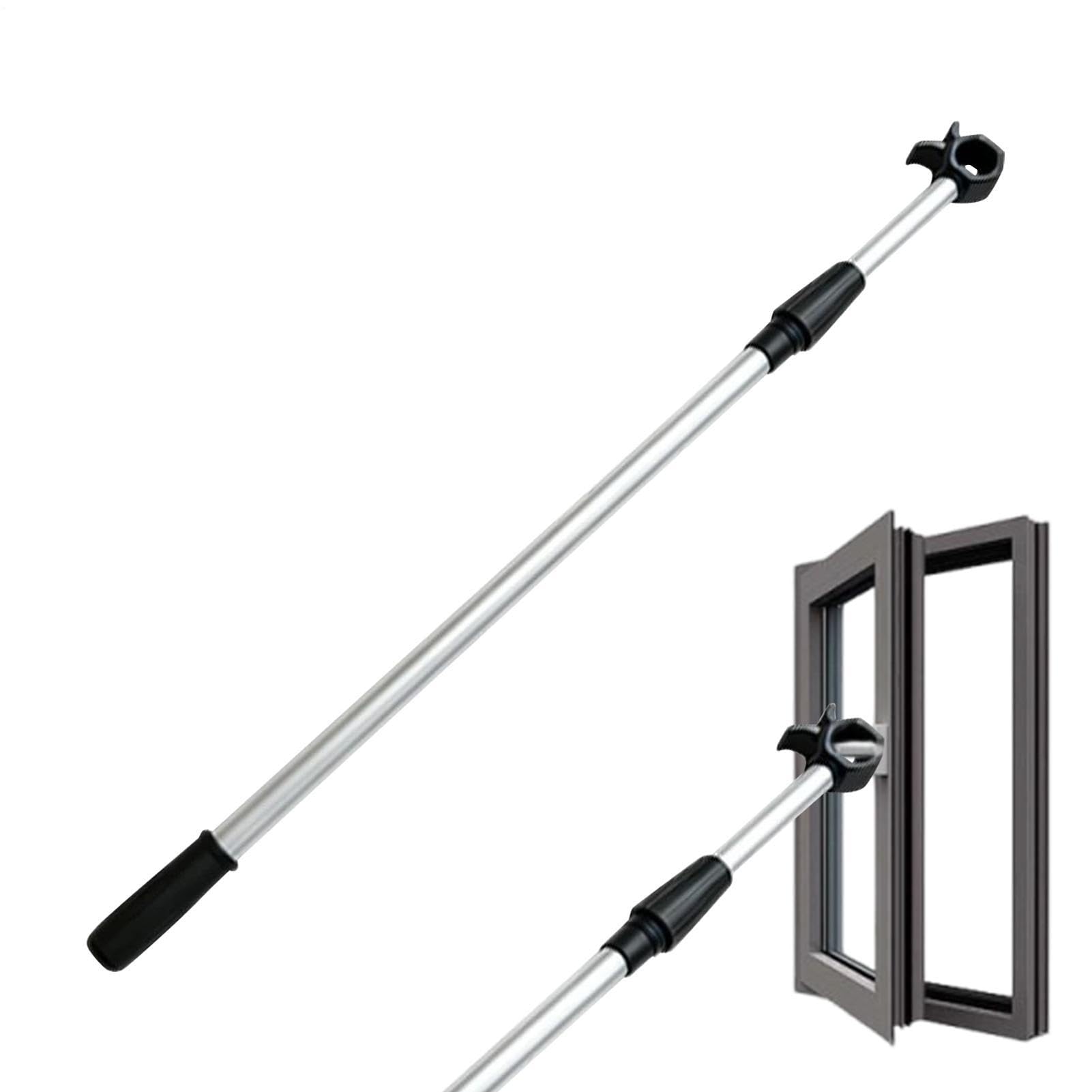 Bastone Apri Tapparelle Telescopica Portatile Antiscivolo in Lega di