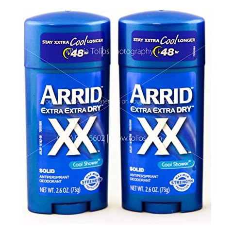 Arrid Deodorant 2.6 Ounce Solid Xx Cool Shower (76ml) (2 Pack) Cover