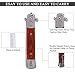 Folding Comb, Spring Push Button Pocket Oil Hair Styling (Rosewood)