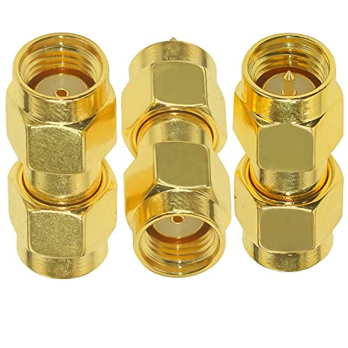 TUOLNK SMA Male to RP-SMA Male Adapter, SMAJ to RPSMAJ RF Coaxial Connector, 50Ω, for WiFi Router FPV Drone, Signal Booster - Image 4