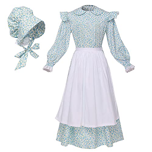 Robe Prairie Victorienne en Coton - Costume Colonial Authentique de Qualité