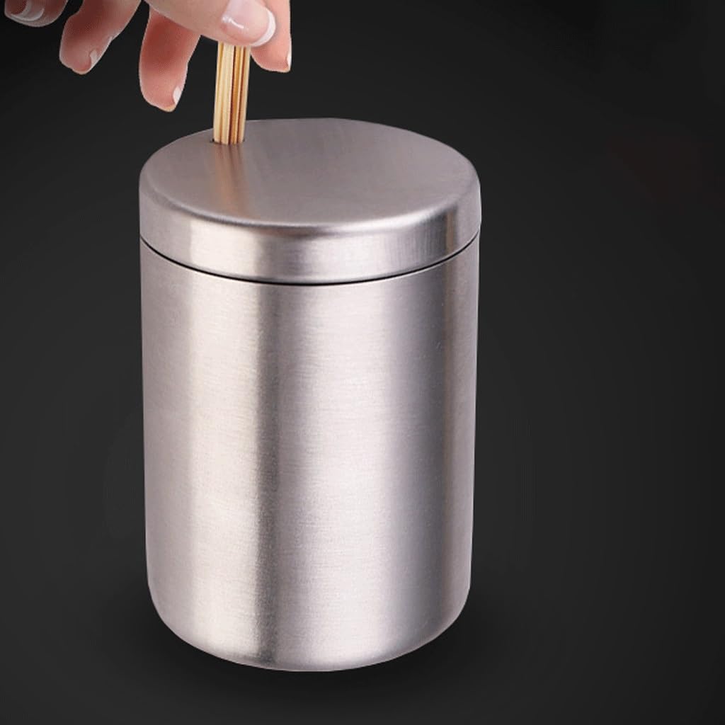 Porta Stuzzicadenti Tavolo In Acciaio Inossidabile Dorato Dispenser Per Stuzzicadenti In Metallo Scatola Di Immagazzinaggio Per Denti Contenitore Utensile Da Cucina Per Uso Domestico
