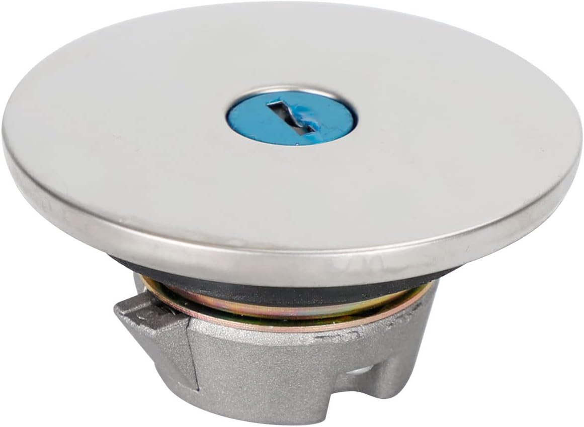 Areyourshop Tan Fuel Gas Cap Lock Key for Yamaha FZR 250 Genesis 1987-1988, FZR 400 Genesis 1986-1987, FZR 400 RR 1989-1992, FZR 400 RRSP 1992-1994, FZR 600 Genesis 600 1989-1993