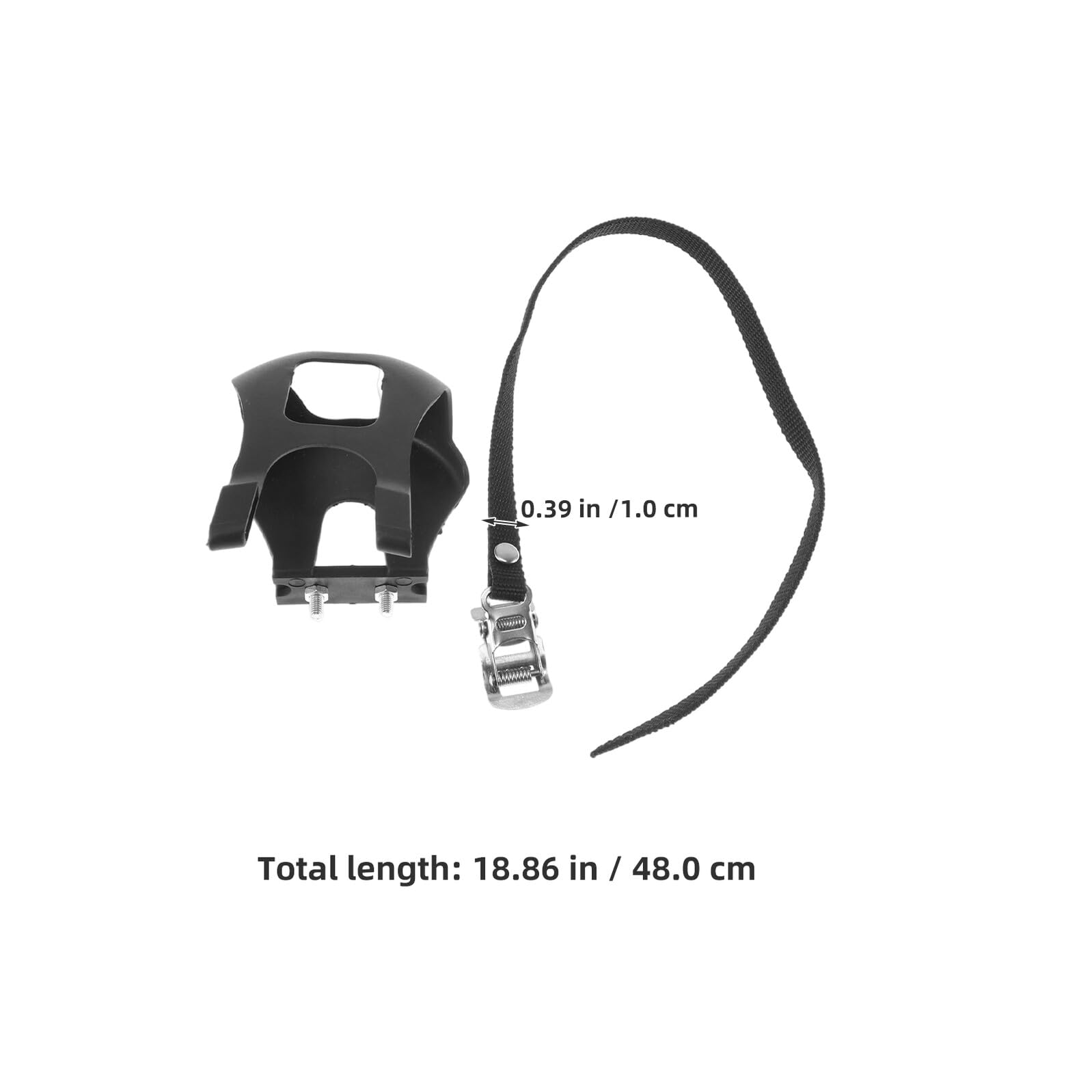 VICASKY 6 pezzi Cinghie Pedali Bici Regolabili con Toe Clips Ergonomiche Antiscivolo per Mountain e Road Bike Facili da Installare e Resistenti per Uso Indoor e Outdoor