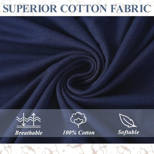 Men's Pajama Set with Henley Neckline 100% Cotton Soft and Comfortable Nightwear 2-Piece Lounge Set3