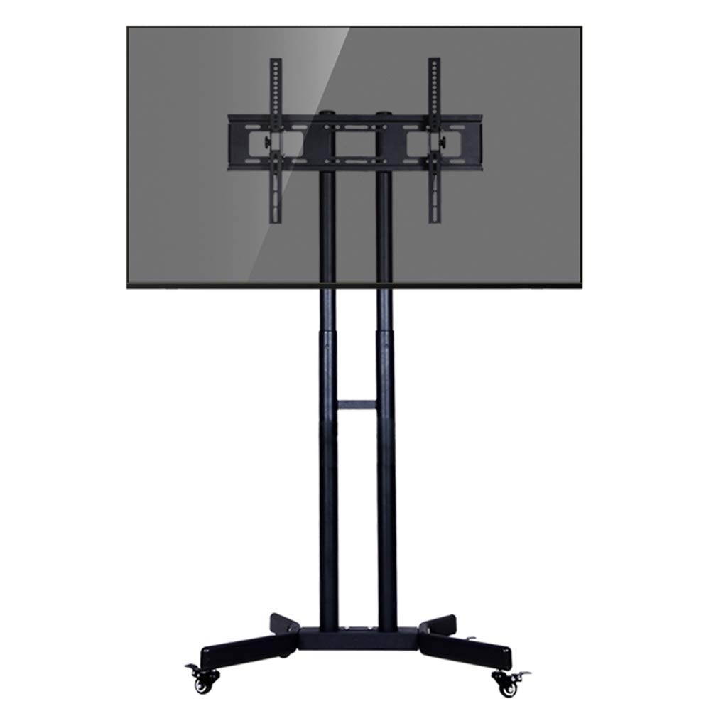 Meuble TV Cantilever pour TV 32" - 65", Support d'écran Pivotant Réglable en Hauteur avec roulettes et Gestion des Câbles - Vesa 600X400 Mm Supporte 45 Kg / 99 Lbs Beautiful Scenery