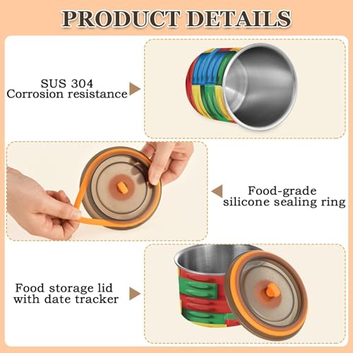 Contenedor de almacenamiento al vacío para café de acero inoxidable 30oz miniatura 5