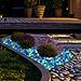 Glow in The Dark Fish Tank Rocks,Glowing Rocks Stones Resin Glow in Dark Pebbles for Outdoor Garden, Fish Tank, Aquarium, Landscaping,Driveway Decoration,Multi 2.2 Lb