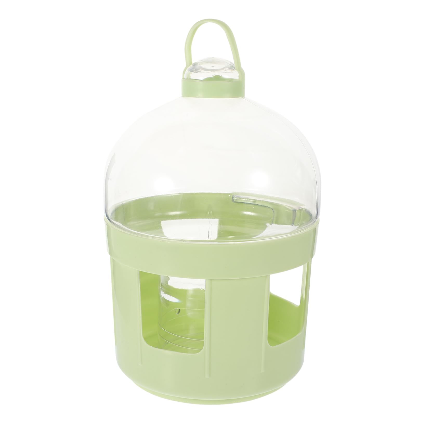 BESPORTBLE 2stücke Vogelfutter Wasserbehälter Automatischer Wasserspender Für Tauben Und Andere Vögel Praktischer Trinker Für Haustiere Robust Und Sicher Für Gesundes Trinken Grünes