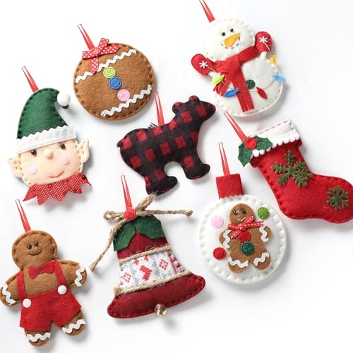 Christmas Felt Tree Ornaments