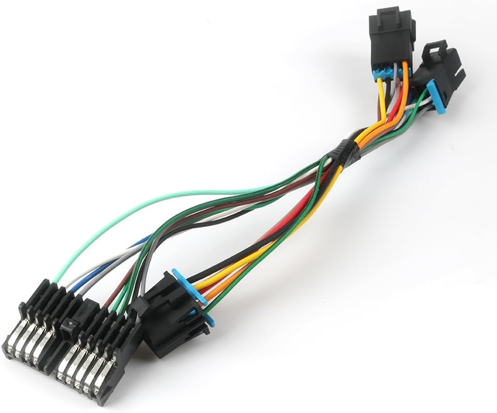 Fits 1995 Chevy Silverado A/C Heater Climate Temperature Control Adapter Wire Harness Without Rear DEFROST Option (Convert 1996-1999 Unit in Your 1995 Vehicle)