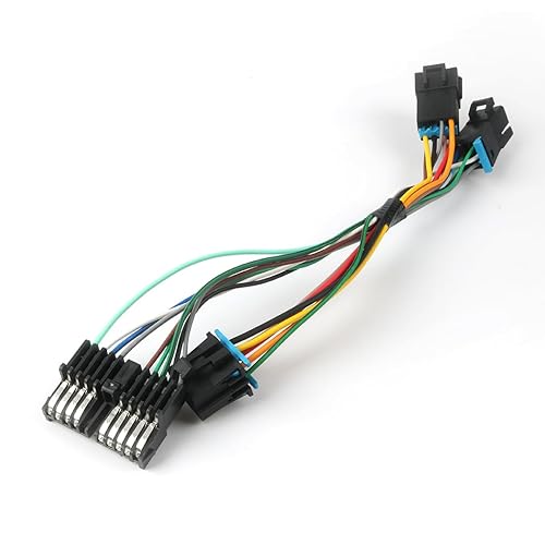 Se adapta a 1995 Chevy Silverado AC calentador adaptador de control de temperatura climática arnés de cables sin opción de descongelación trasera