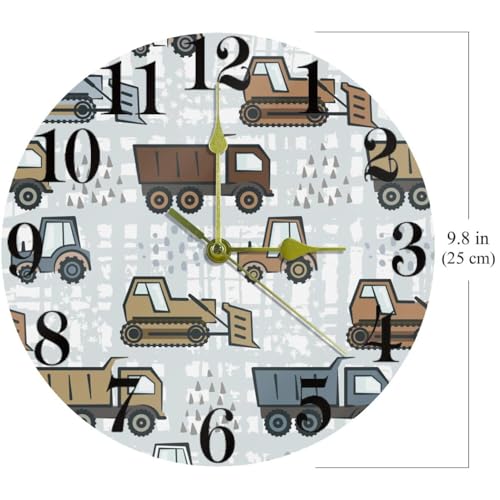 Horloge murale de dessin animé résolvant le bruit du tic-tac - 7