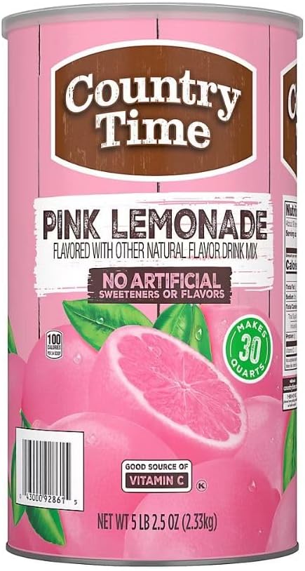 Country Time Powdered Lemonade Drink Mix (82.5 oz.) - (1 Pack) (Pink Lemonade)