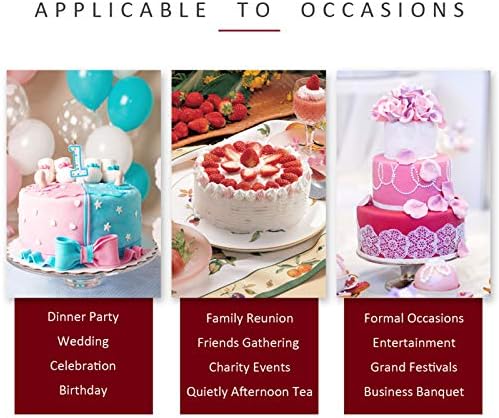 6 Inch Cake Tin, Round Layer Cake Tins Pans Set of 4, Stainless Steel Cake Baking Pan Bakeware Set for Wedding/Christmas/Birthday, Healthy & Durable, Easy Clean & Dishwasher Safe