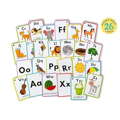 English Alphabets Flash Cards (Animated Images)