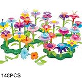 ★★ Educational: These stacking flowers are great for tactile learning and helping develop fine motor skills and hand eye coordination. Kids can mix and match pieces to create different flowers at will. Great for developing their aesthetic feeling.