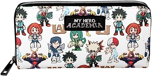TCB Creations My Hero Anime Academia Characters Zip Around Purse Clutch Wallet