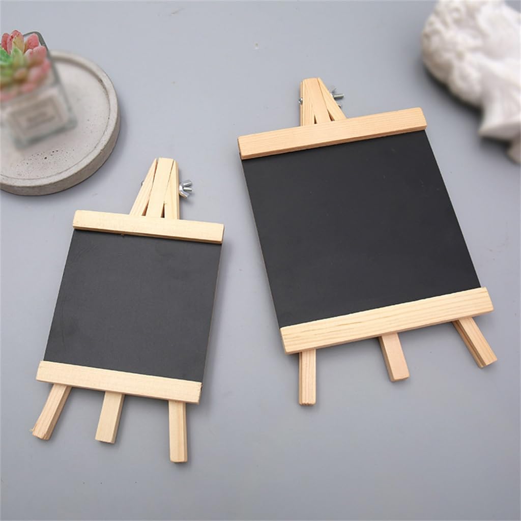 Pizarra Puesto Cartelera Caballete Tienda Bar Leche De Té Soporte Exhibición Mesa(20 * 36cm)