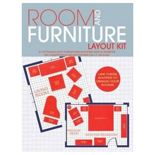 Room Layout Planning Kit, Paperback Edition