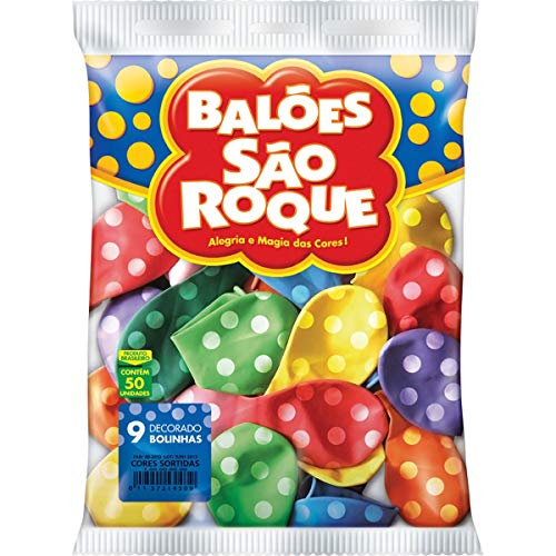 Balão Decorado N.090 Bolinha Quente com 25 São Roque