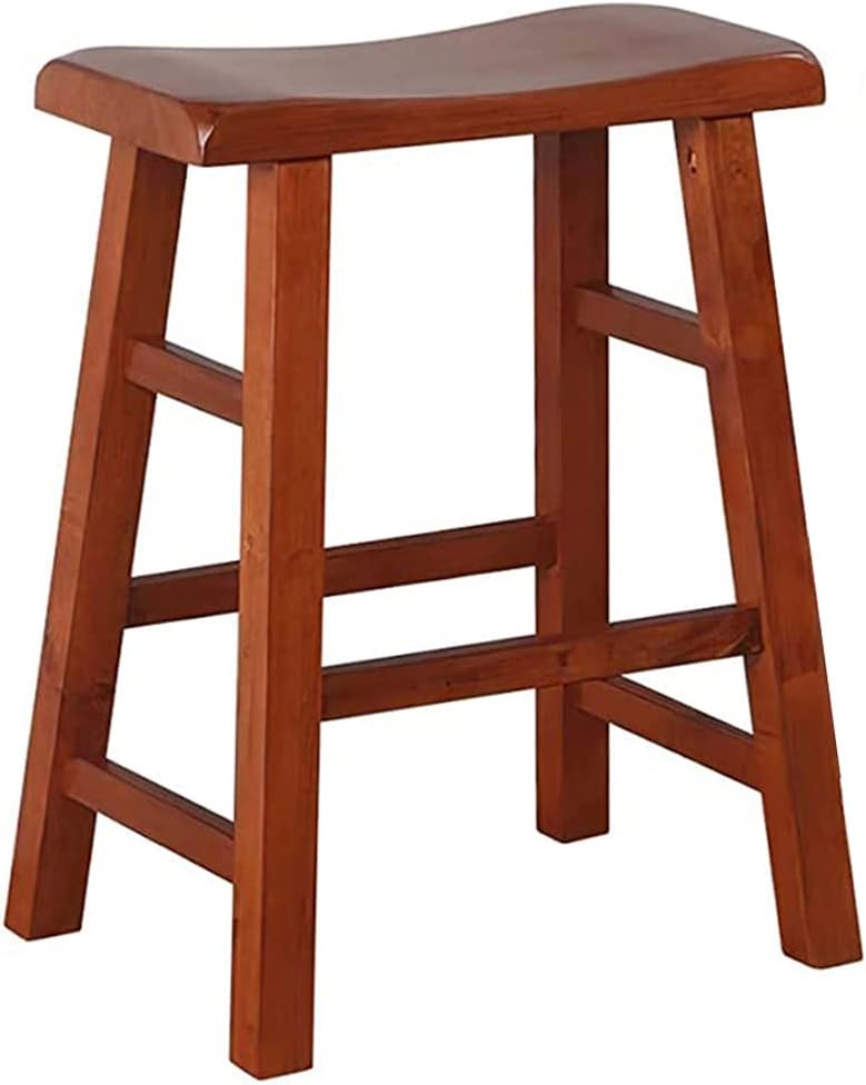 Set of Walnut Saddle Seat Barstools 24 Inches Ghana Ubuy