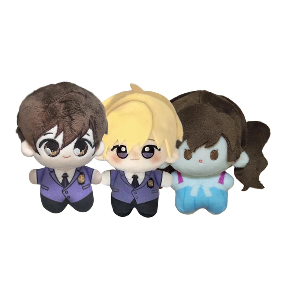 Zhongkaihua Fujioka Haruhi/Suo Tamaki Plush Anime Pendant Figure Soft Stuffed 10CM Bag Key Backpack Occasions Decorations Gifts