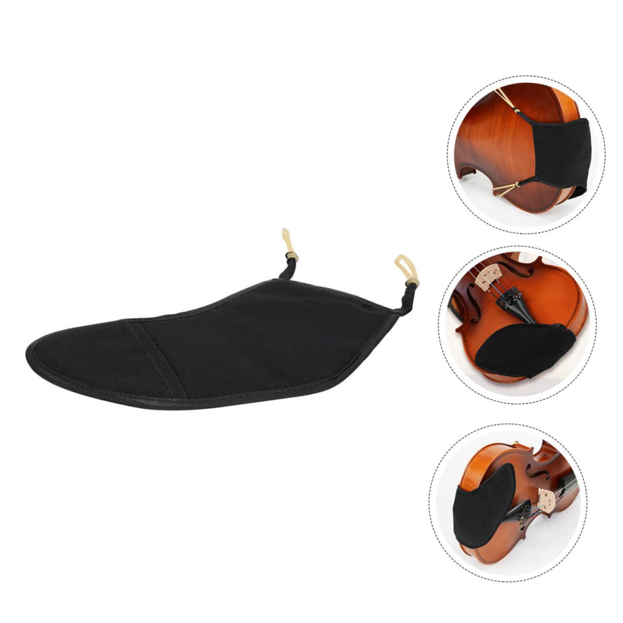 TOYANDONA Mentonnière Pour Violon 5 Pièces Repose-Épaule En Coton