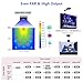 PopBloom RL90 Black Aquarium Light 100 Watt Coral Reef Light 3rd Generation Full Spectrum Marine Aquarium Lighting 4 Channels Dimmable Control with WiFi, Bracket Included, for Coral SPS LPS Saltwater