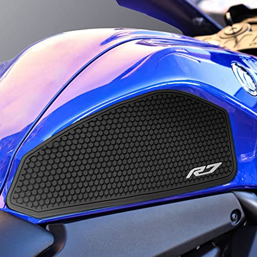 Image of for YZF R7 YZF r7 2025 2024 2023 2022 2021 Accessories Fuel Tank Pads Protect Motorcycle Fuel Tank Stickers Fuel Tank Protection Pads Knee Anti-Slip Pads Fuel Tank Grips Tank Pads(red)