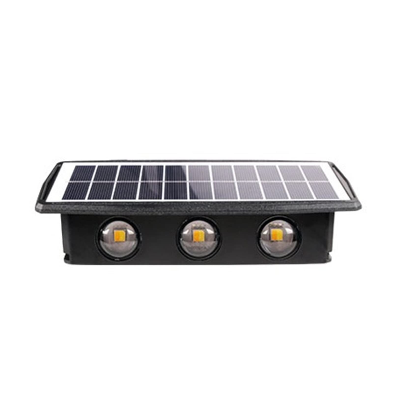 Applique solaire extérieure étanche éclairage haut et bas