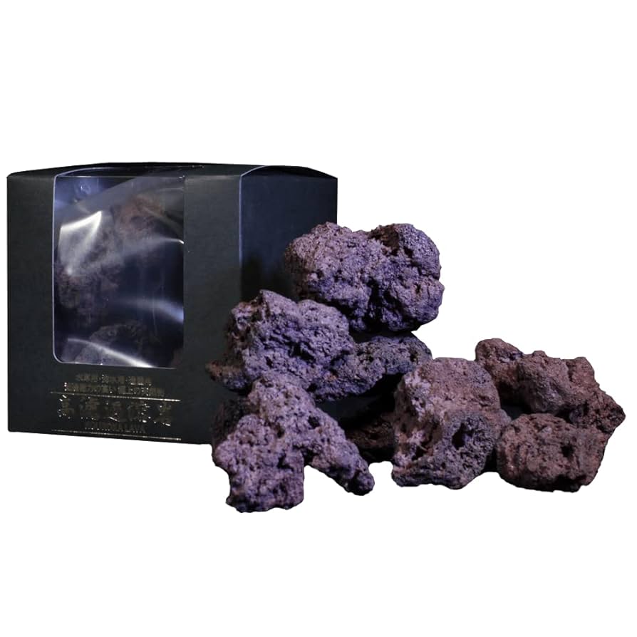 Amazon | 高濾過溶岩 国産小型溶岩石 B 3~8cm 450g 赤系 30cm