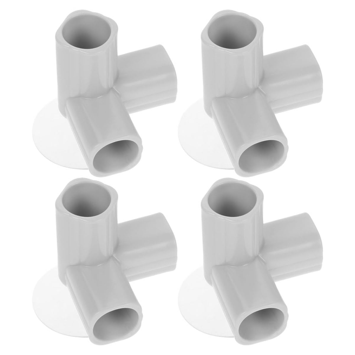 Set De 4 Conectores En T De 3 Vías – Accesorios De Plástico PE Para Cercas De Seguridad Interiores, Fáciles De Montar
