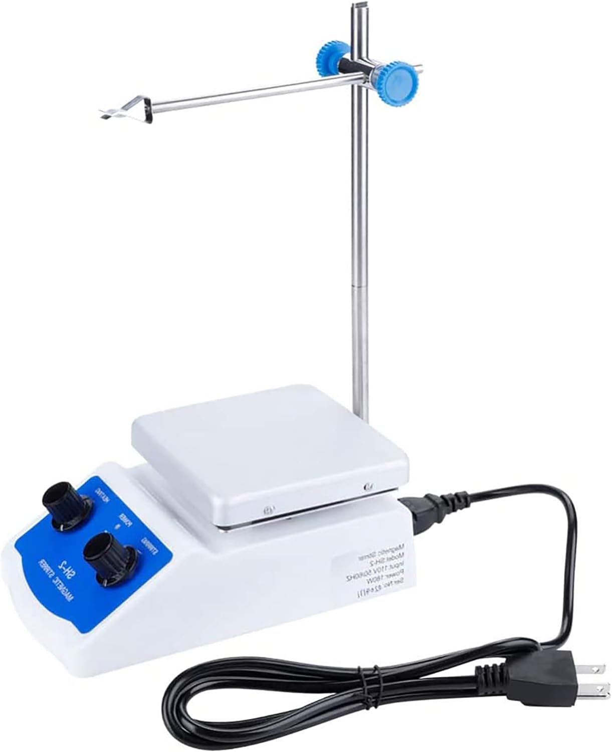 Hot Plate Magnetic Stirrer Magnetic Stirrer Mixer with Magnetic Stirrer Bar Home Lab Homebrew Kitchen Stirrer 100-1600 RPM 220V/110V.