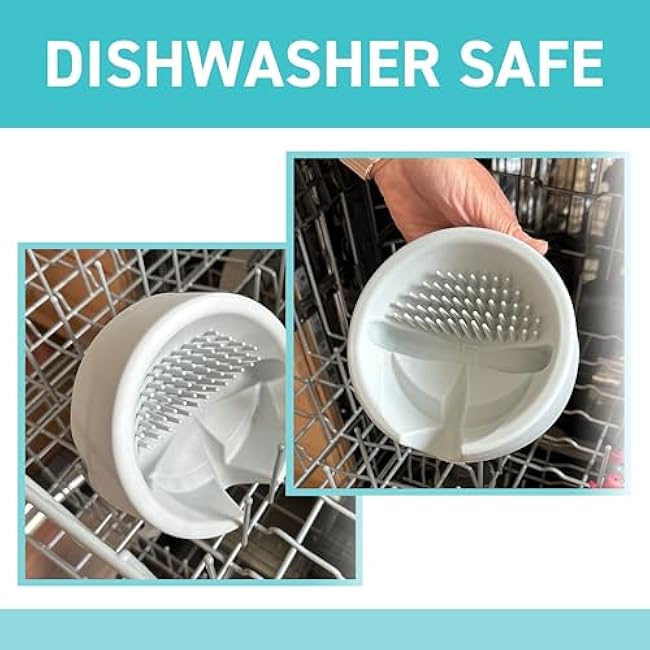 Kitchen Sponge Holder Large Size Compatible with Scrub Daddy - Silicone Sponge Holder That Drains into Your Sink - Fits Dish Brush, Dish Wand and Scrub Mommy