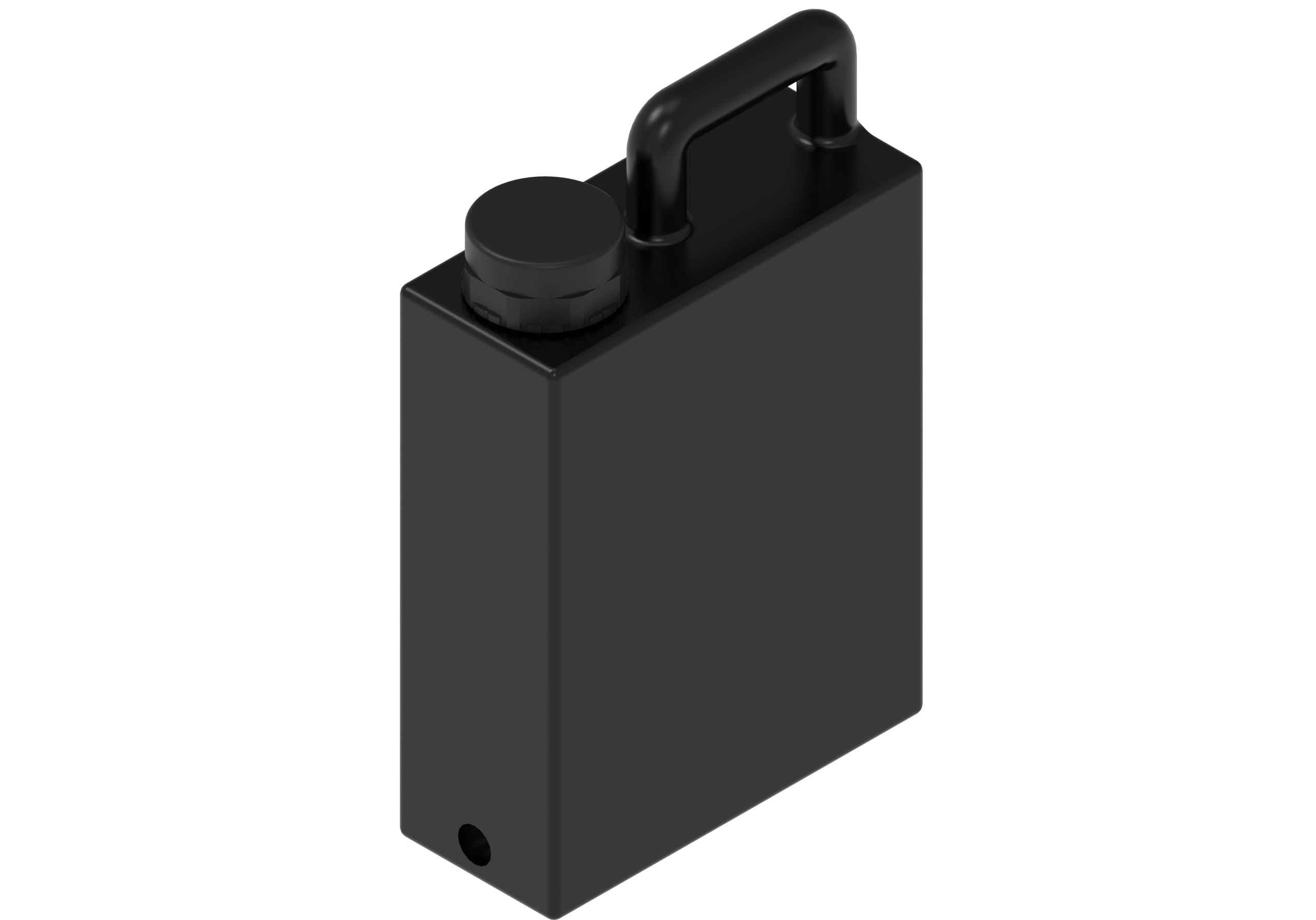 SERBATOIO SMART 7 VERTICALE RIGIDO ACQUA GLOBETANK (NERO CARBONE)