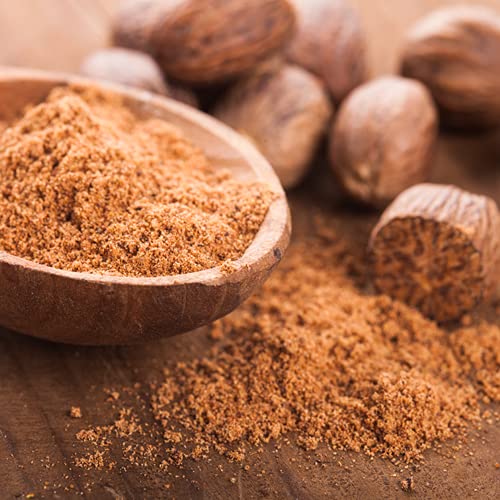 Muskatnuss - de Muskatnuss Ganz 10 Stück Handverlesen aus Portugal | A+ Qualität Muskatnüsse Ganz | Muskat Nüsse Gewürz | Perfekt zum Würzen von Kartoffelstampf, Bohnen und vielen mehr Cover
