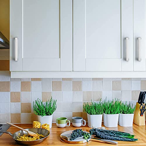 Image of Ravinte 32 Pack 3 Inch Square Cabinet Handles Satin Nickel Pulls Brushed Nickel Drawer Pulls Kitchen Cupboard Hardware for Cabinets Cupboard Drawer Handles