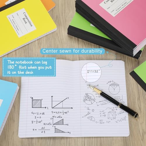 Carnets de composition lignés pour organiser vos notes de cours et réunions professionnelles